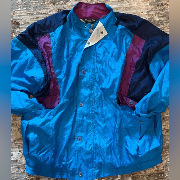 Christian Dior Mens Windbreaker. Some loose threads. - Picture 1 of 3